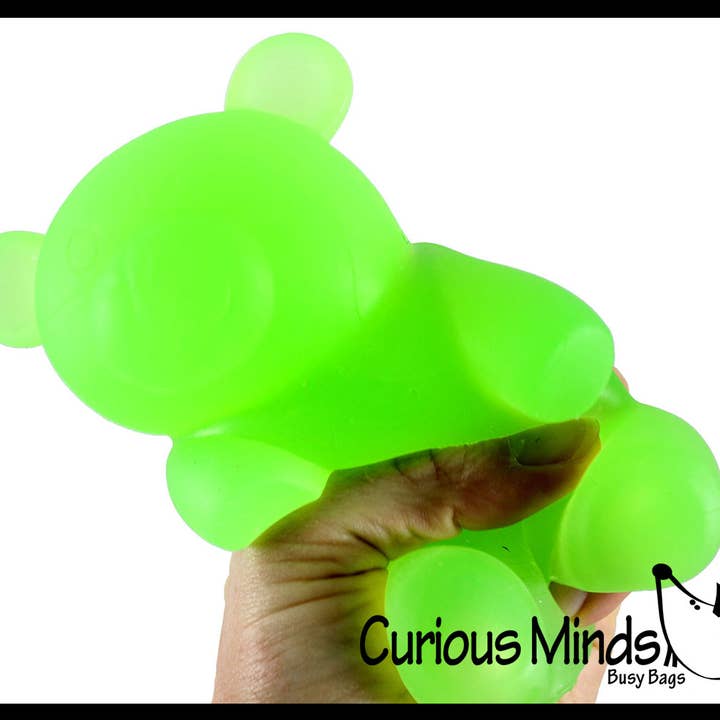 Curious Minds Toys - Wholesale Fidget Toy - Kids - 1 Soft Large Mochi Gummy Bear - Large Squishy Sensory Fidget4
