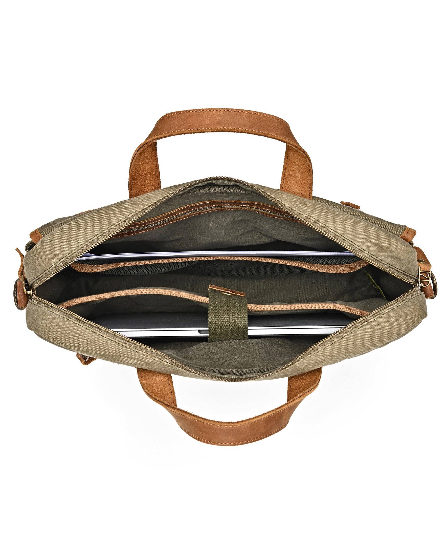 TSD Brand – wholesale Briefcase – Unisex – Valley Oak Canvas Brief Bag2