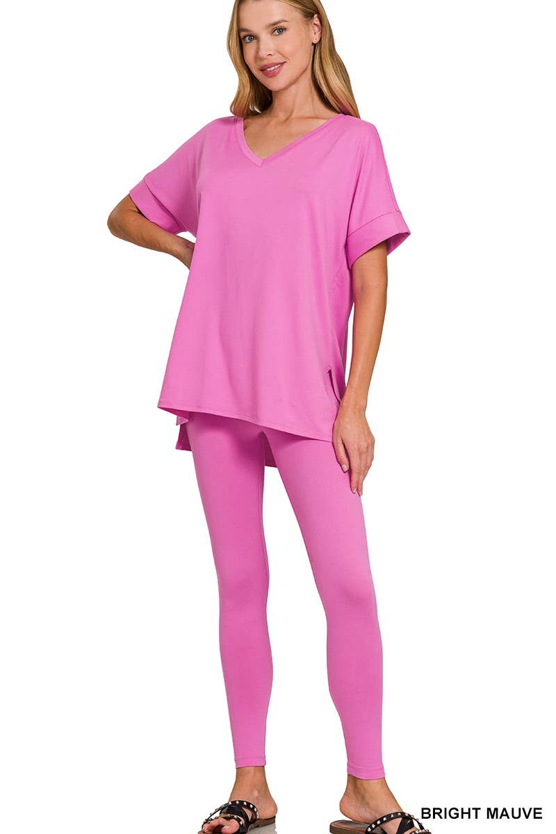 Vanilla Monkey - Wholesale Lounge Set - Women's - Brushed Dty Microfiber Loungewear Set11