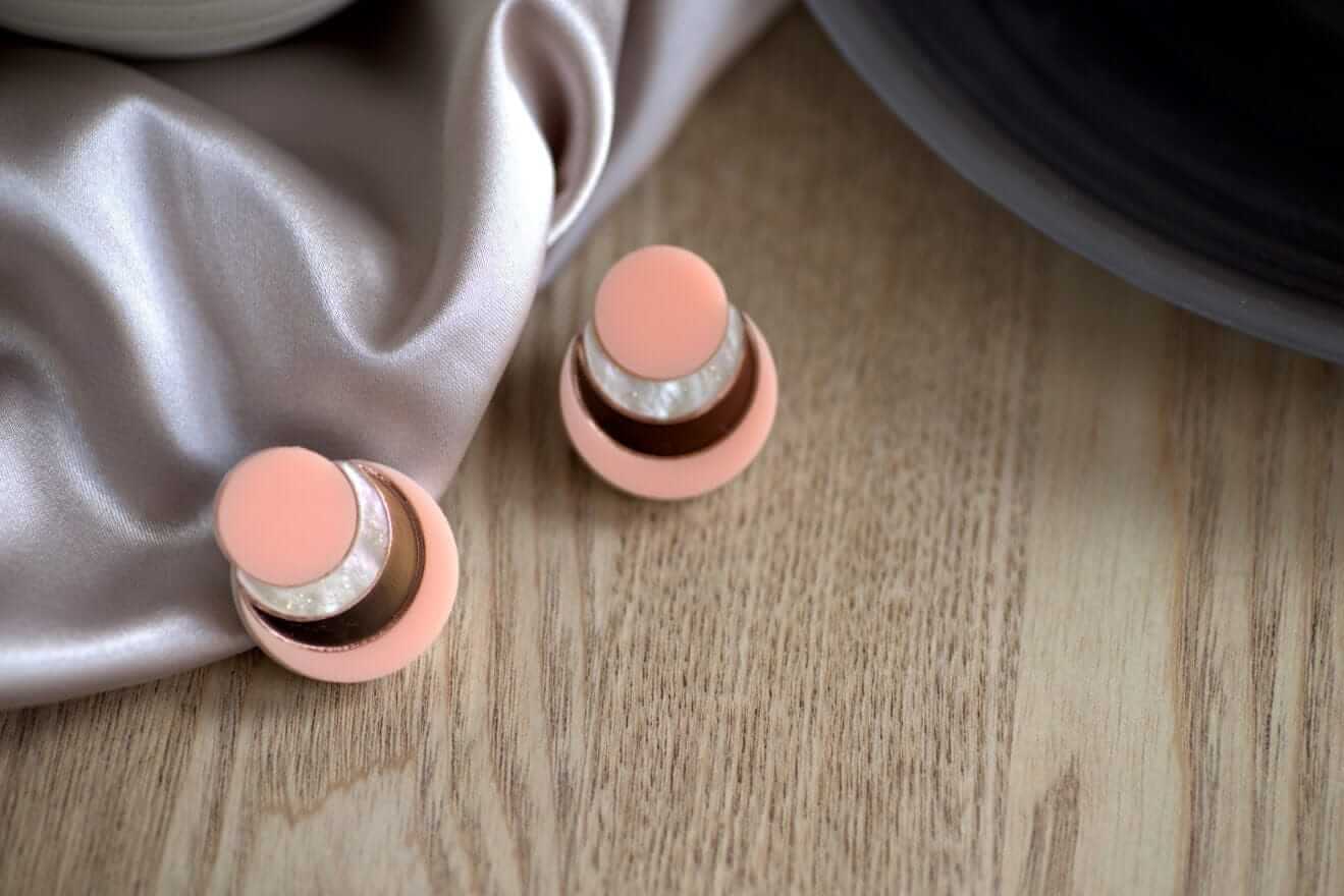 Little Geraldine – wholesale Stud/post earrings – Ripple Stud0