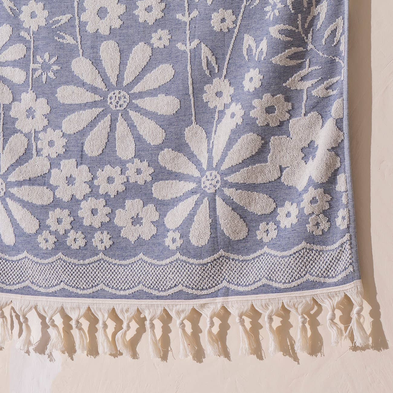 Kikoya - Vendita all'ingrosso Telo mare - Asciugamani da spiaggia in spugna turca Daisy 100% cotone 36x66 spa12