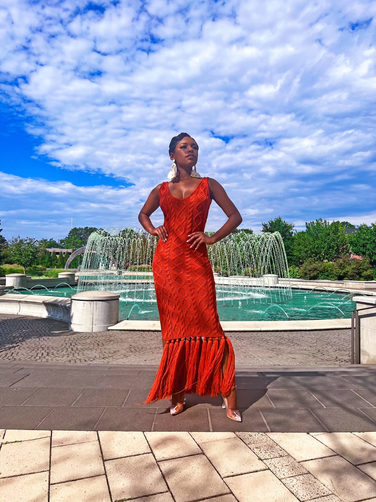 ELJ Ave - Wholesale Dress - Women's - Honesty Fringe Dress0