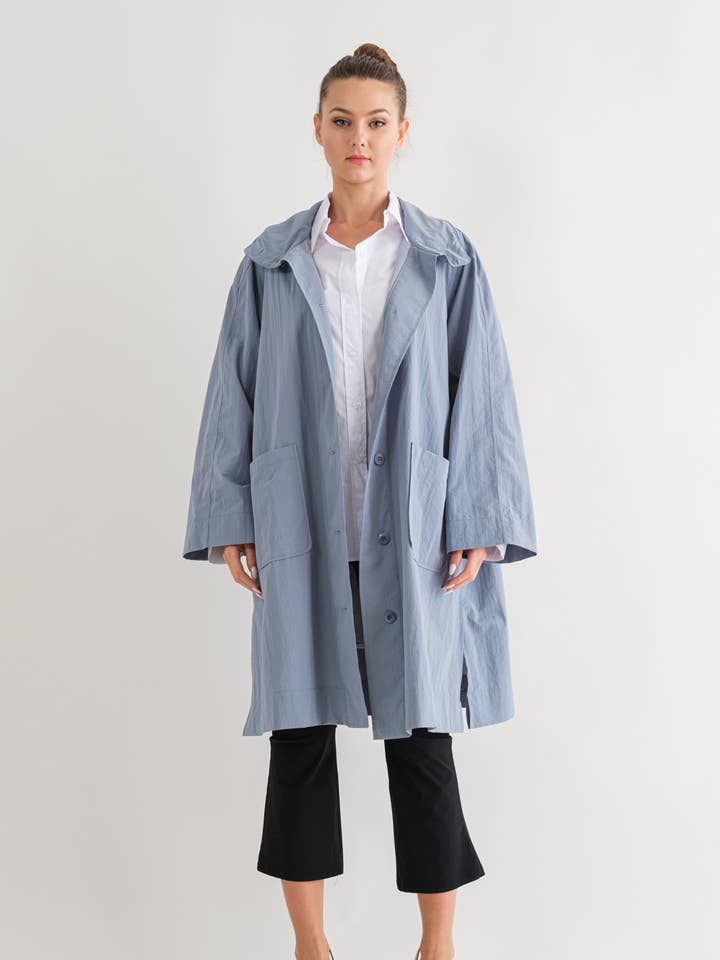 Parka surdimensionnée à capuche - KH082 pour la vente par Bloidy