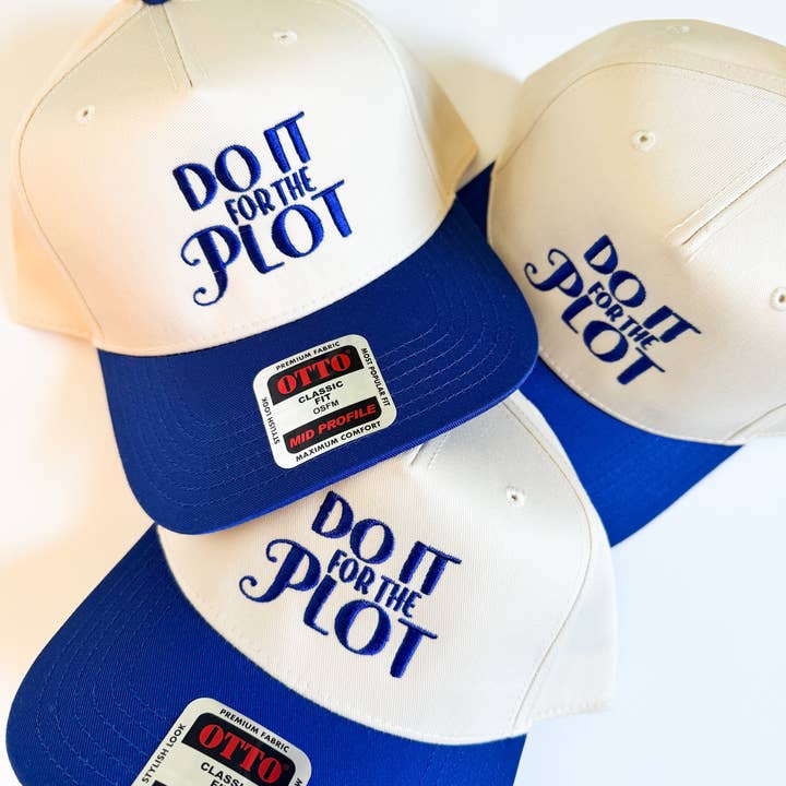 The Babe Co. - Vente Casquette de camionneur – femme - Casquette vintage brodée pour femme "Do It For The Plot"2