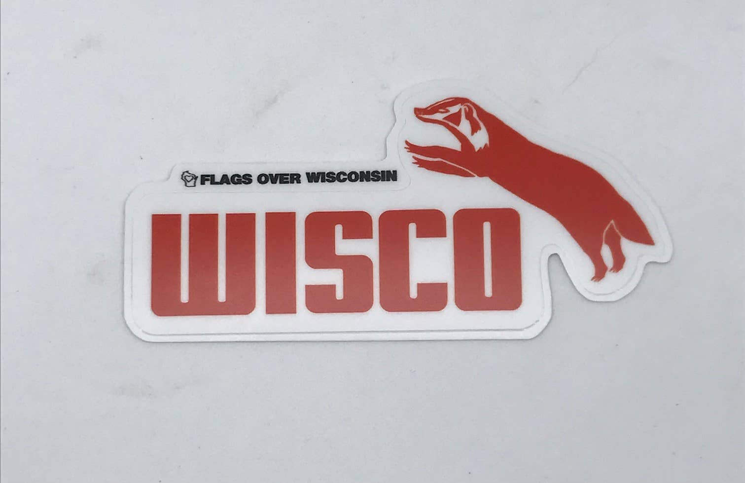 Flags Over Wisconsin - Wholesale Sticker - Wisco INTL Vinyl Sticker0
