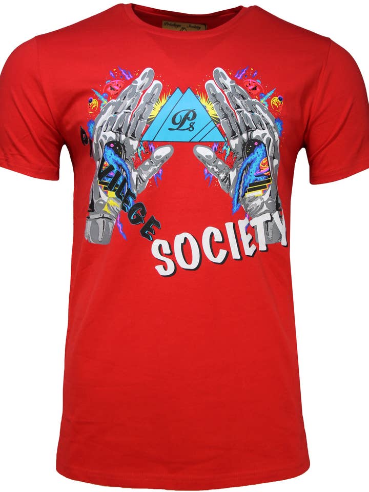 T-shirt Galactic Hands pour hommes pour la vente par Privilege Society