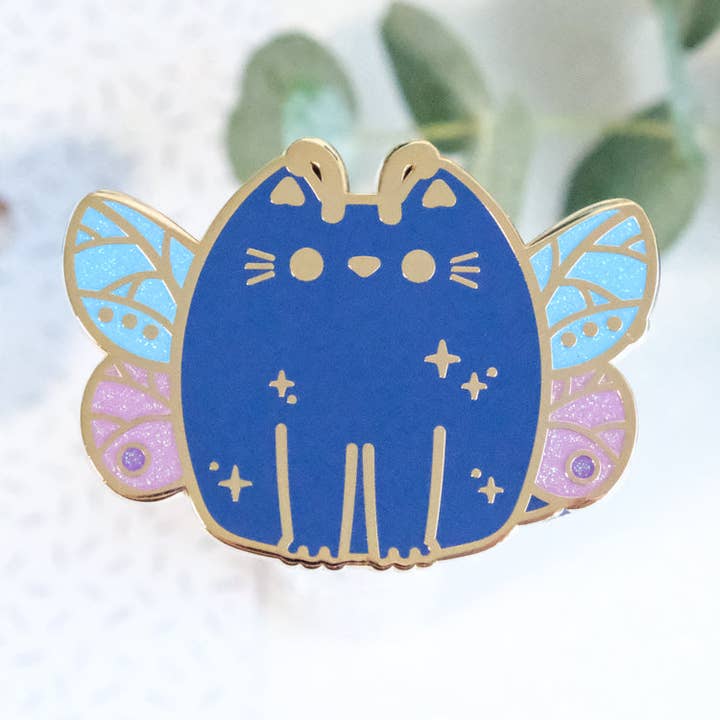 Pawterfly Butterfly Cat Pins - Whiskered Wonders for wholesale by Sparkles in the Wild