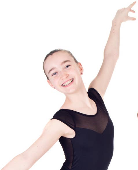 Dancer.NYC - Vente Justaucorps – enfant - Justaucorps de danse classique en forme de cœur pour femmes0
