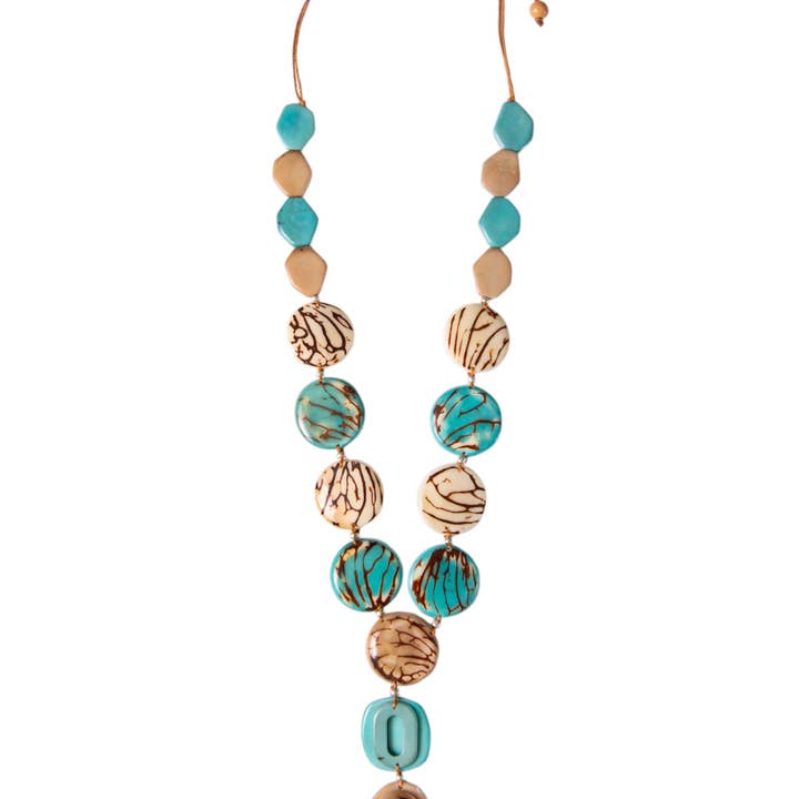 Organic Tagua Jewelry - Wholesale Bib Necklace - Nia Necklace