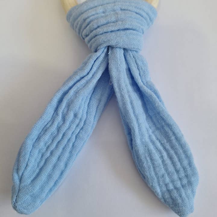 Cotton Socks - Wholesale Teether (Not Clip-On) - Baby - MC-04 Organic Cotton Muslin Teether 16 cm x 8 cm6