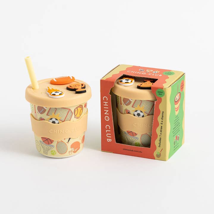 Chino Club - Wholesale Drinking glass/cup – Kids & Baby - Sports Chino Charm Cup1