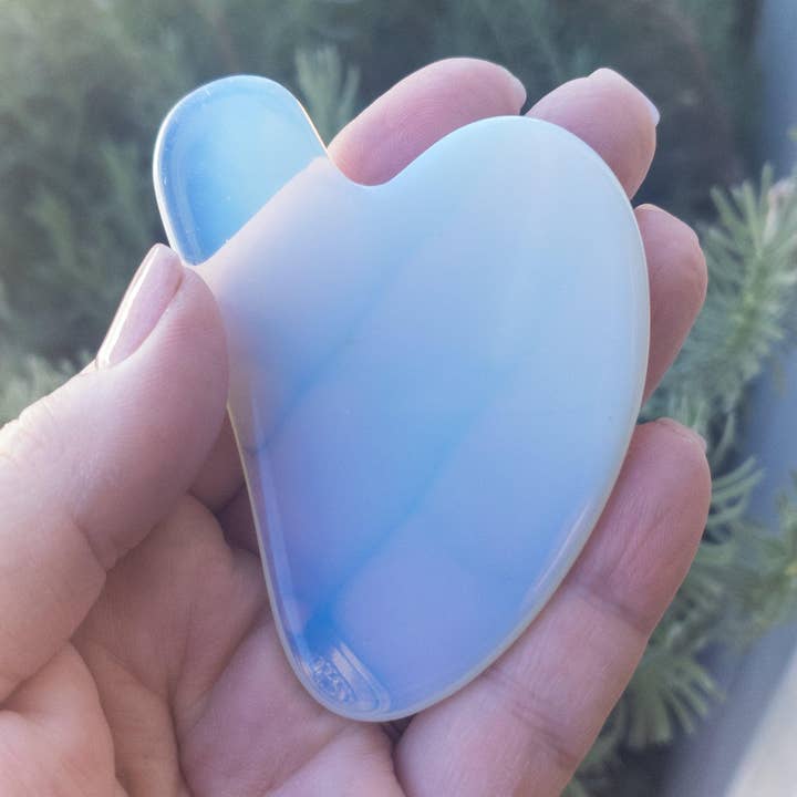 NEW Opalite Gua Sha Massage Tool for wholesale by Whyte Quartz