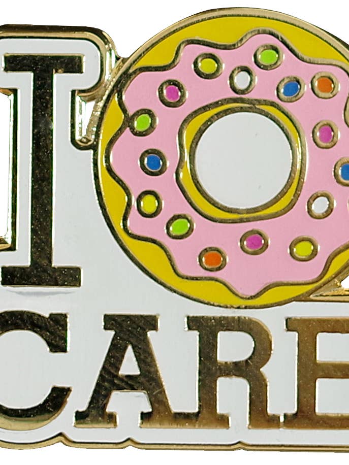 I Donut Care Enamel Pin for wholesale by Peter Pauper Press