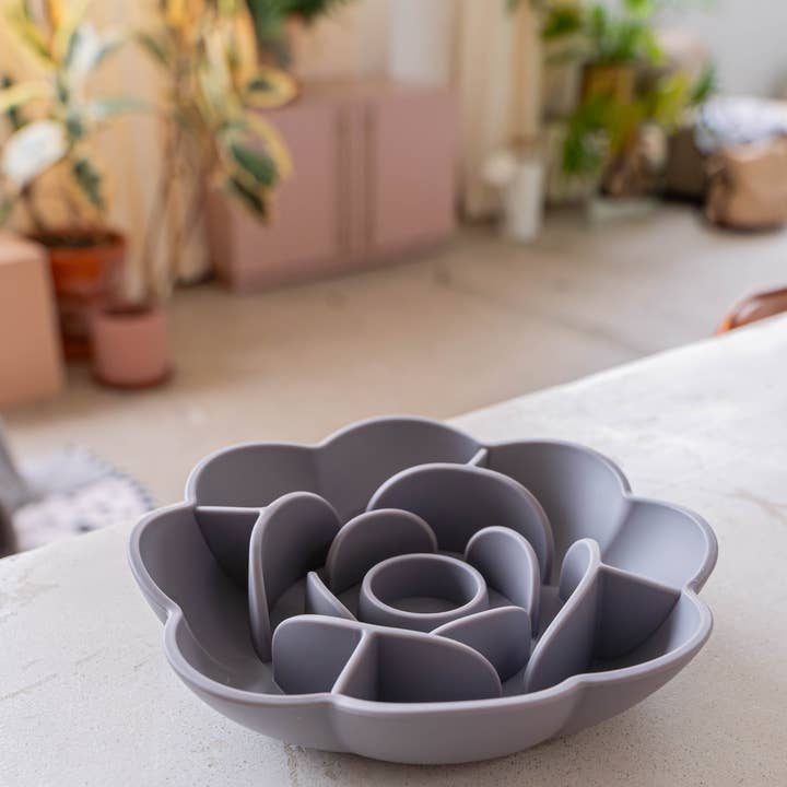 Flower Slow Feeder - Grey and other Purchase Wholesale gatti. Free Returns & Net 60 Terms on Faire trending on Faire.