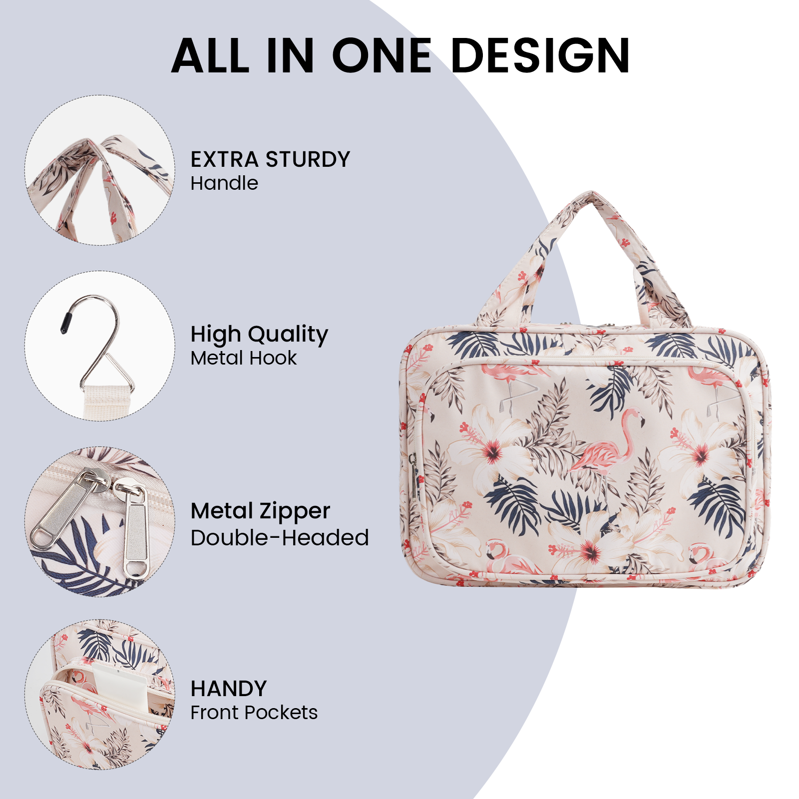 wandf - Wholesale Toiletry Bag - Women's - Large Capacity Waterproof Hanging Toiletry Bag Travel Bag56