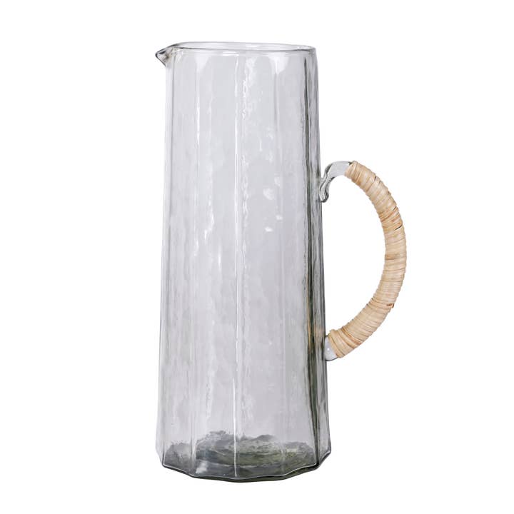 Hammered water pitcher, Natural -6.25 x 9.5 Inches for wholesale by Casa Amarosa