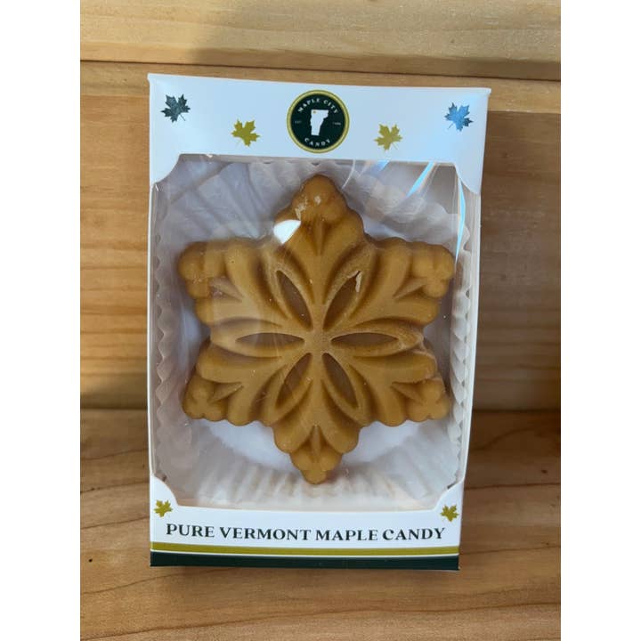 Maple City Candy - Wholesale Hard Candy - Pure Vermont Maple Candy- Snowflake