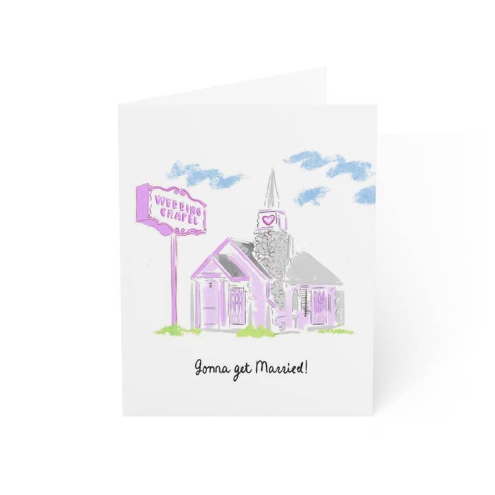 WERDE HEIRATEN KARTE - Notizkarte für den Großhandel von Rebecca Illustrated