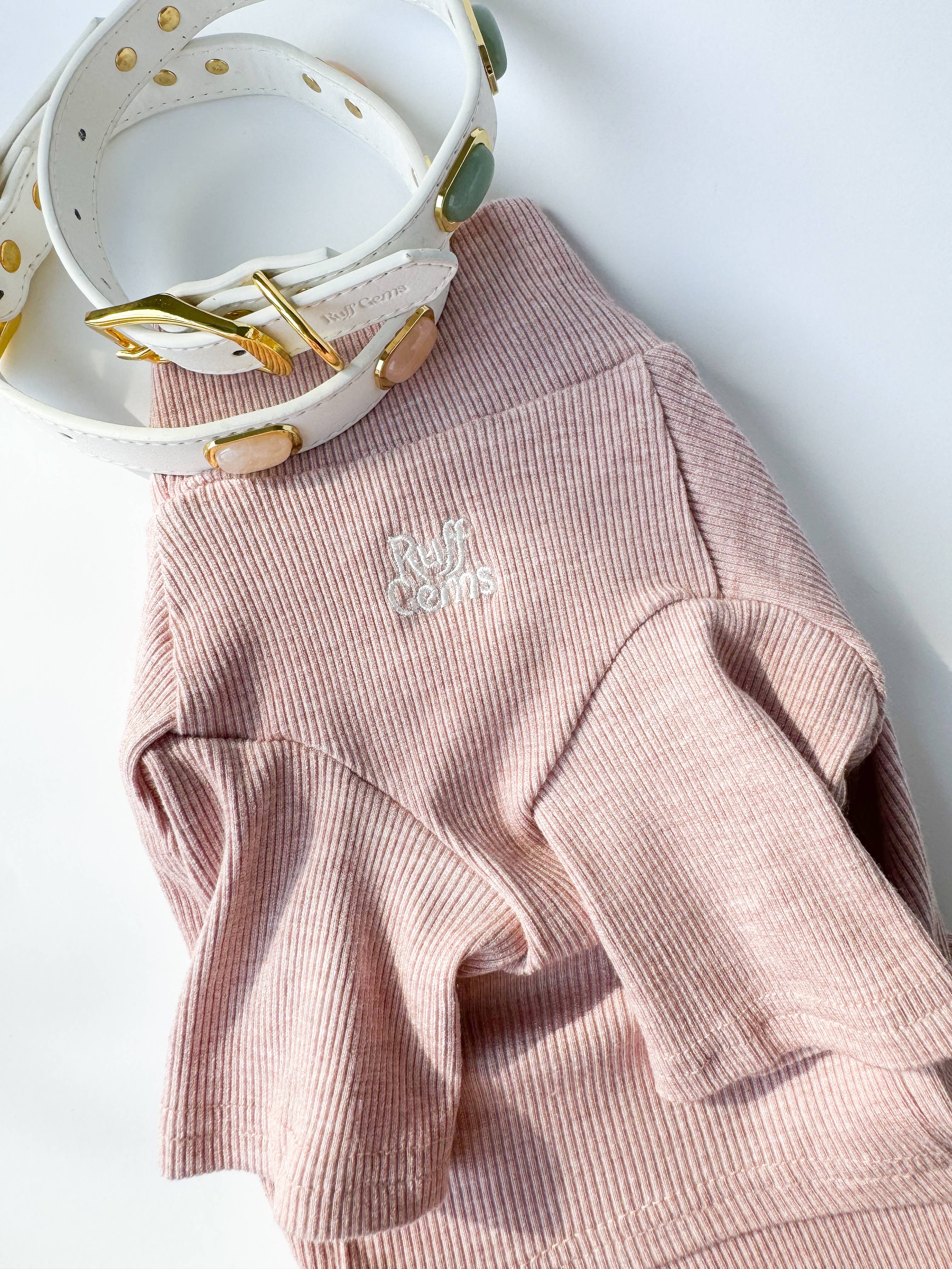 Ruff Gems Co - Wholesale Pet Shirt - Dog - Ultra Comfortable Luxury Dog Ribbed Stretch T Shirt2