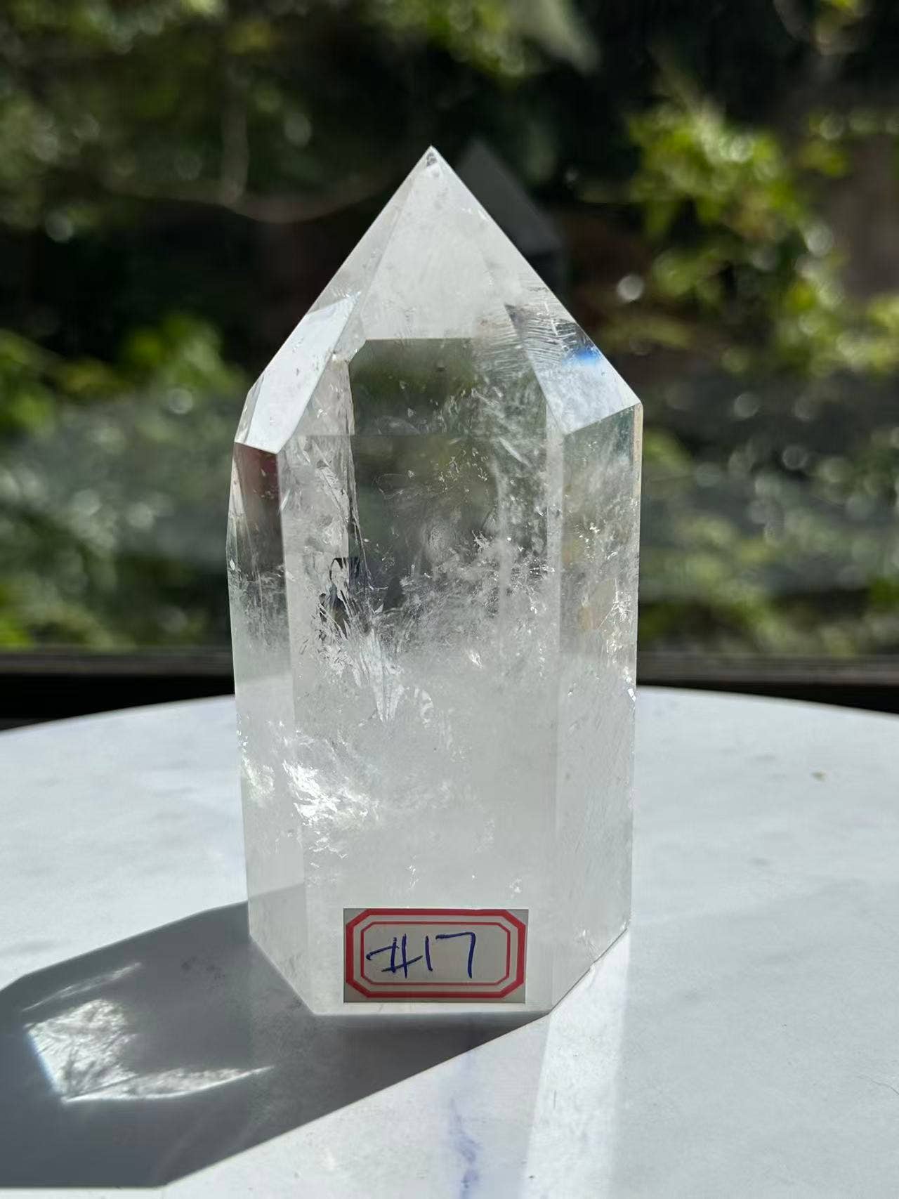 Moon Rituals - Wholesale Spirituele steen/kristal - AAAA Grote Heldere Kwarts Toren | Hoogwaardige Meester Helende Kristal Obelisk kerstkristal cadeau #171