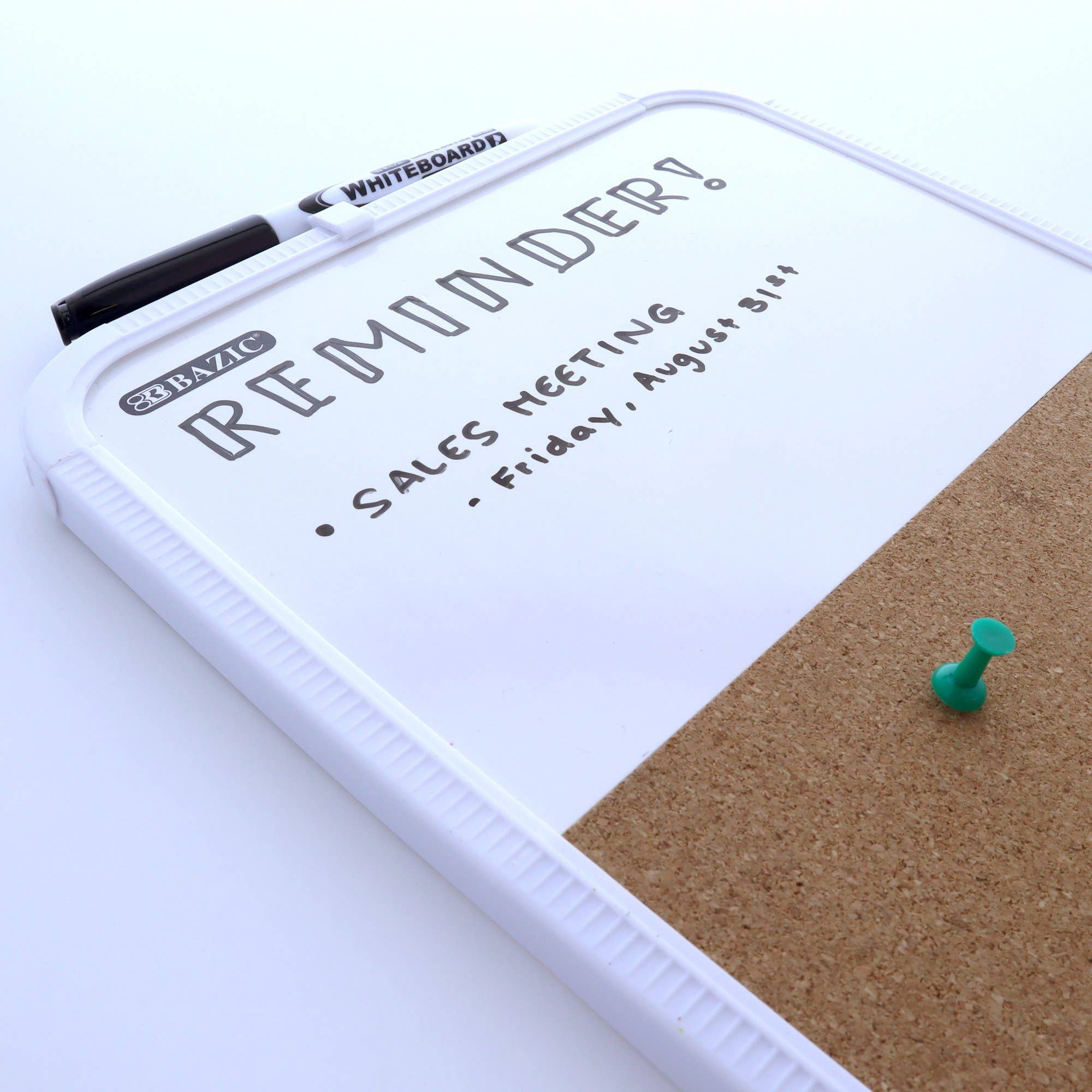 Luna Office Supply -  Everyday Essential - Wholesale Whiteboard/Dry-Erase Board - 8.5" x 11" Dry Erase Cork Combo Board4