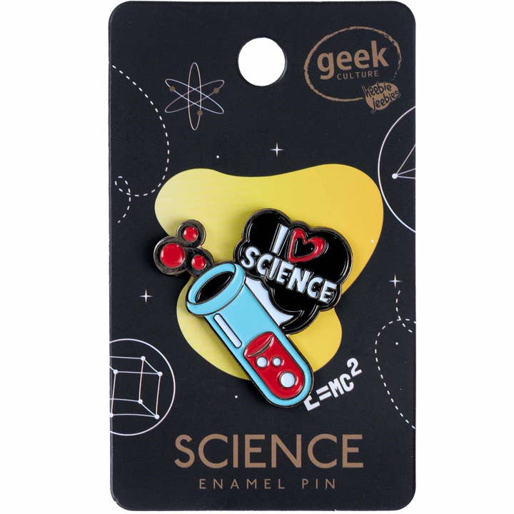 Heebie Jeebies - Wholesale Lapel pin/button - Enamel Pin Science Test Tube1
