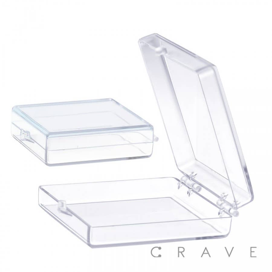 SQUARE  CLEAR ACRYLIC JAR FOR MULTI PURPOSE USE (display) for wholesale on Faire0