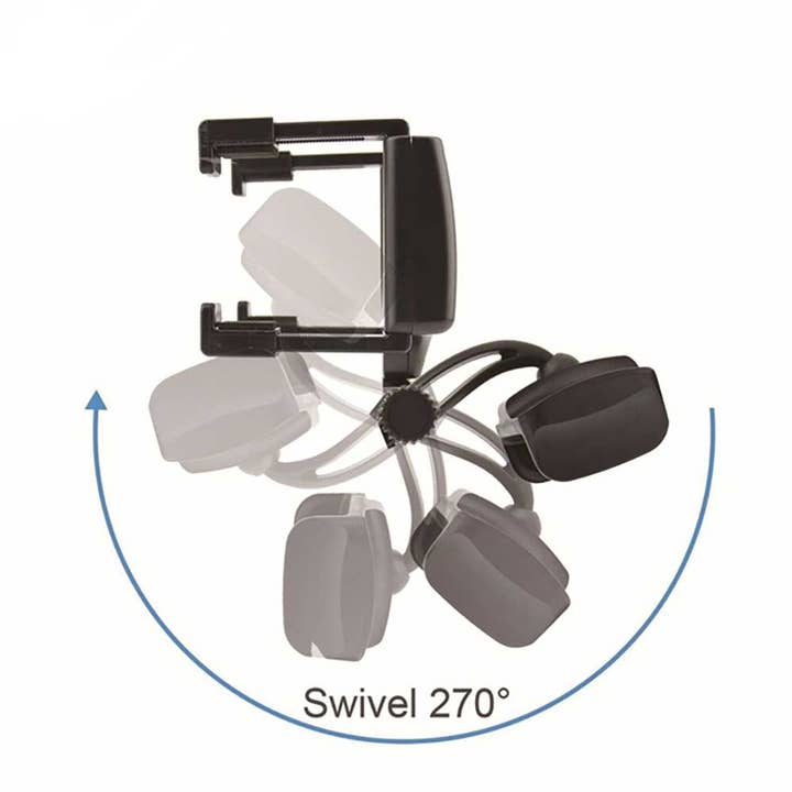 LAX Gadgets - Wholesale Phone/tablet stand - Rearview mirror car mount with Retail Pack4