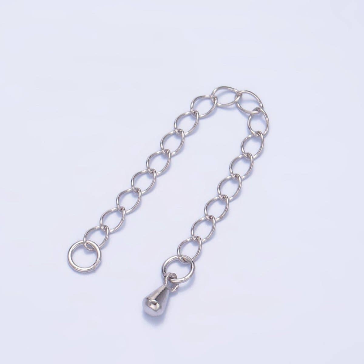 Aim Eternal – wholesale Extender chain – Sterling Silver S925 2.5 Inch Cable Chain Extender Minimalist Extender | SL-5130