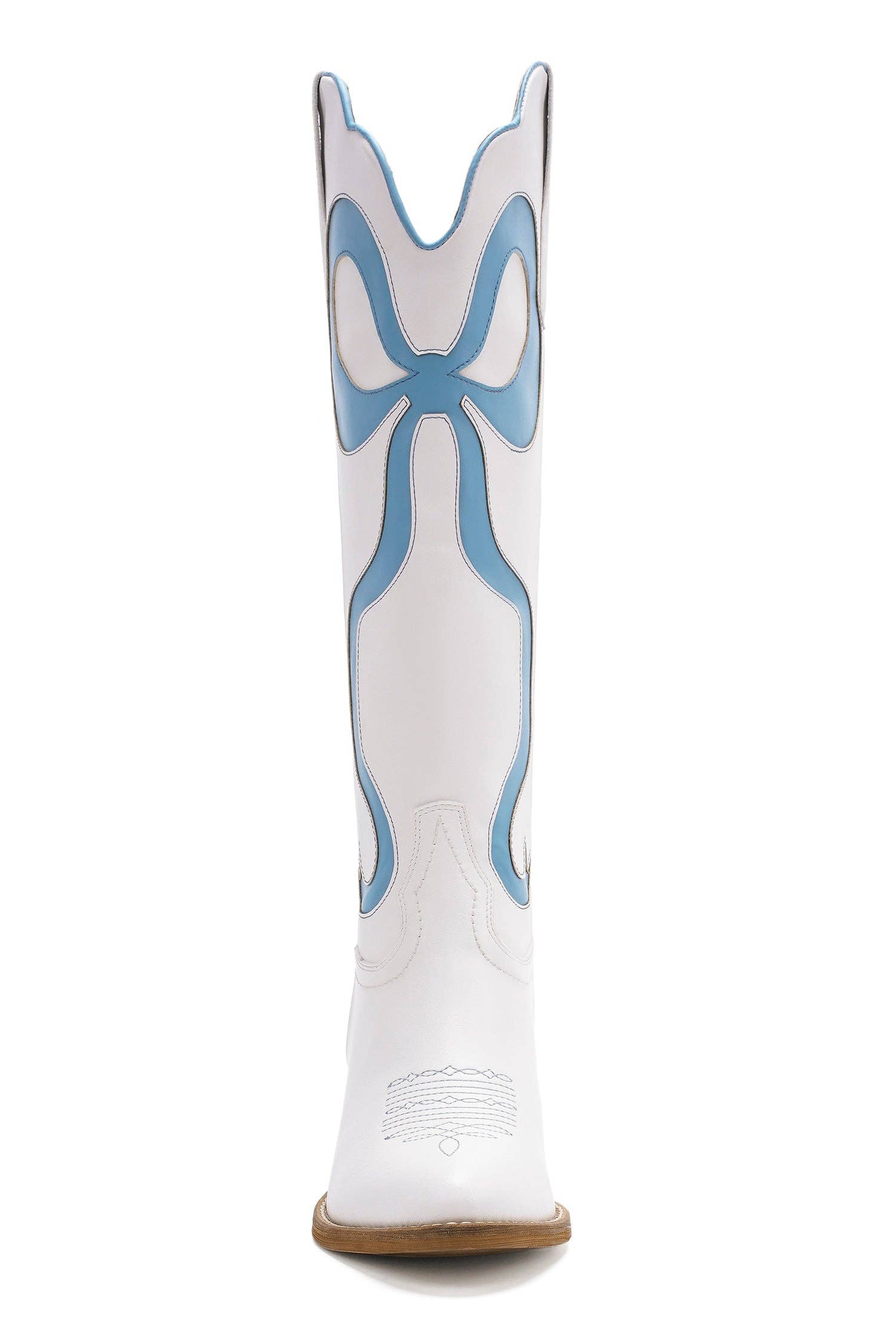 BEAST FASHION – Großhandel Cowboystiefel  Damen – GLENDA-10 Western-Stiefel mit Schleifendetail20