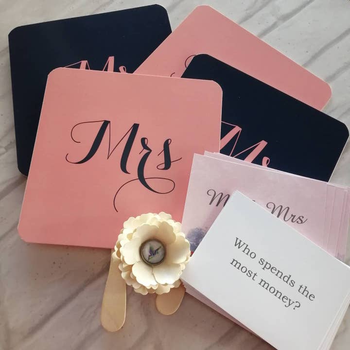 Mr and or Mrs Wedding Day Game for wholesale by Bluesky's Creation