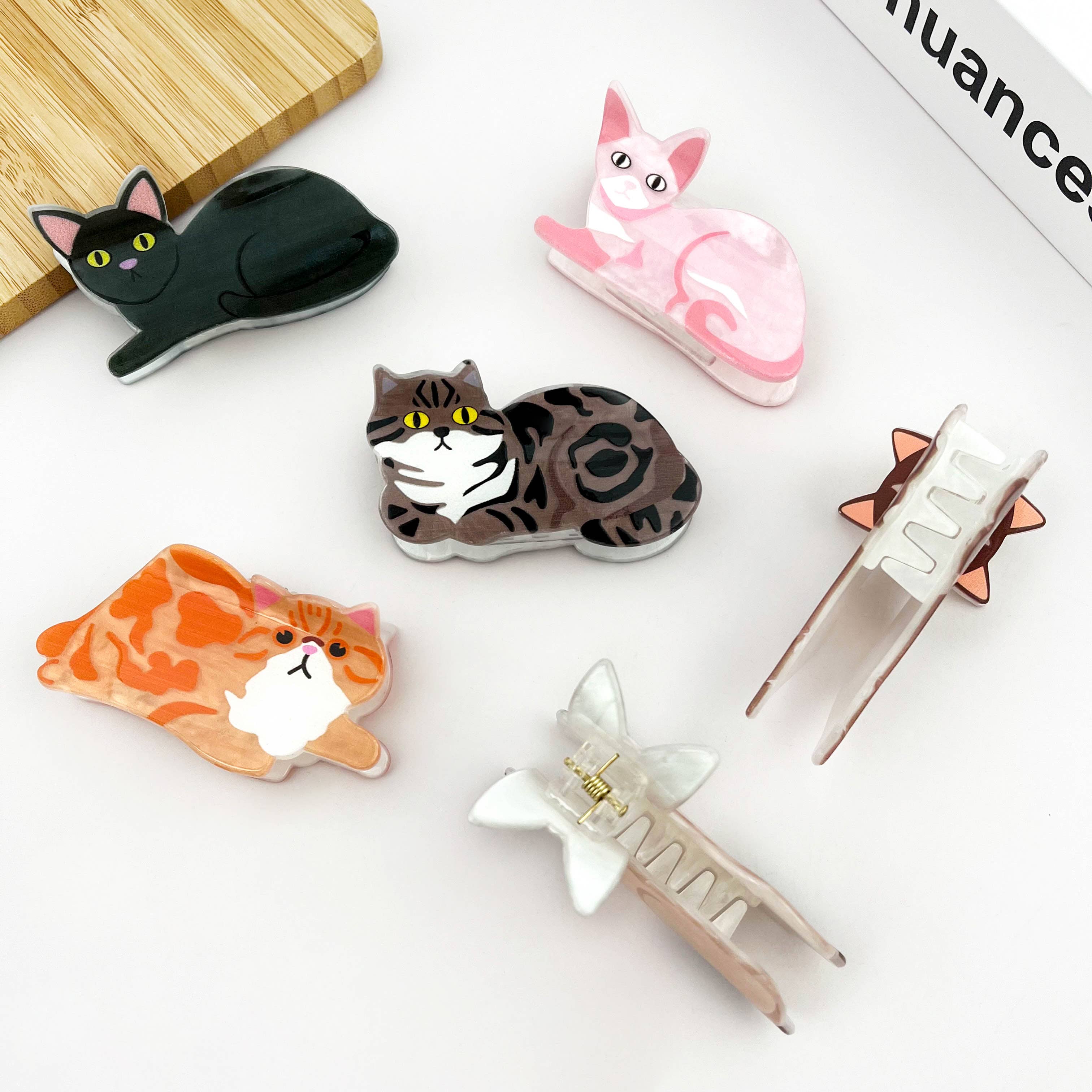 TheDivaSoap - Wholesale Hair Clip - Women's - Cute Cat Claw Clip, Animal Hair Clip8