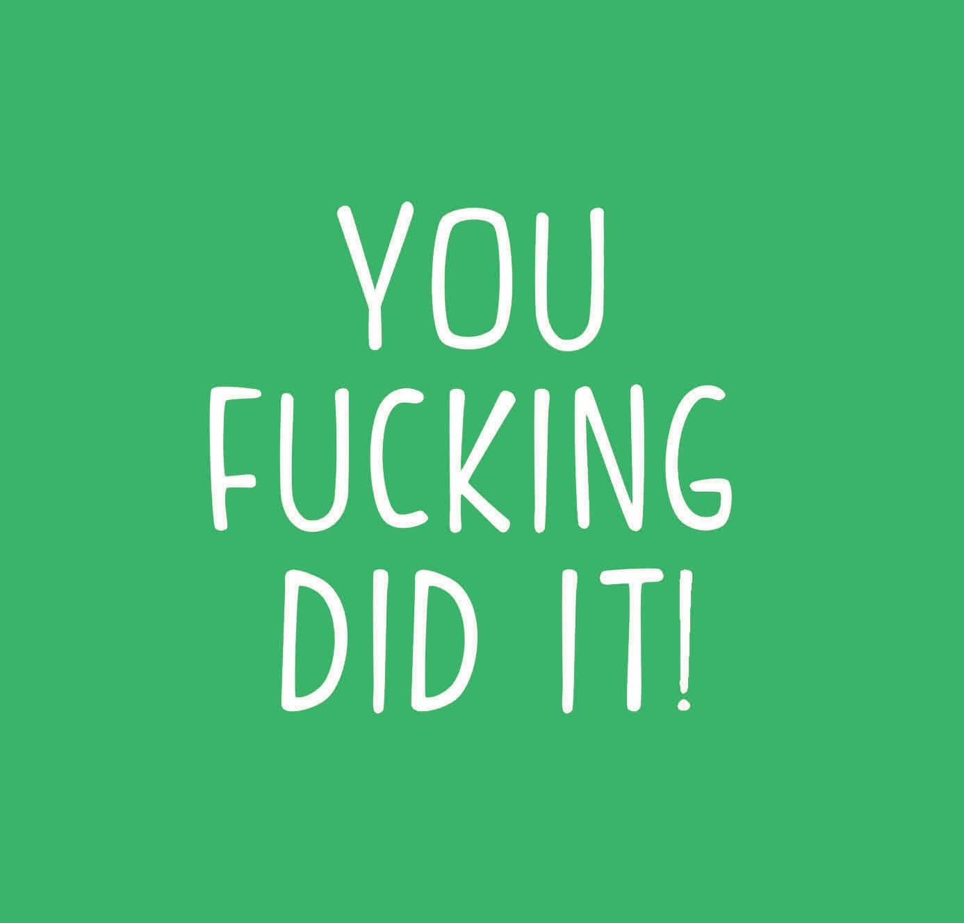 Very Pun Stuff - Wholesale Balloon - You Fuc*ing Did It! Balloon | Gag Graduation Gift | Funny Balloons | Funny Graduation Gift | Grad Gift Ideas | 2022 Graduation | 2022 Grad10