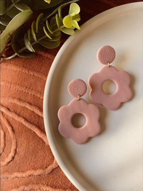 Large Flower Power | Flower Earrings | Pink Earrings for wholesale by Made For More