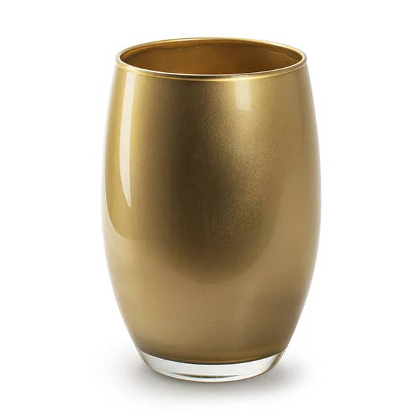 Vaas 'Galileo' guld h20 d14 cm for engroshandel hos Growing Concepts