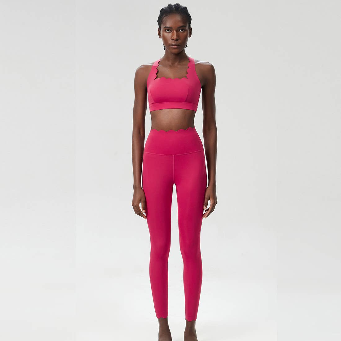 Sodalemon – wholesale Activewear set – Women′s – Women Seamless Yoga Set - Removable Cup Bra&Contoured Tights26