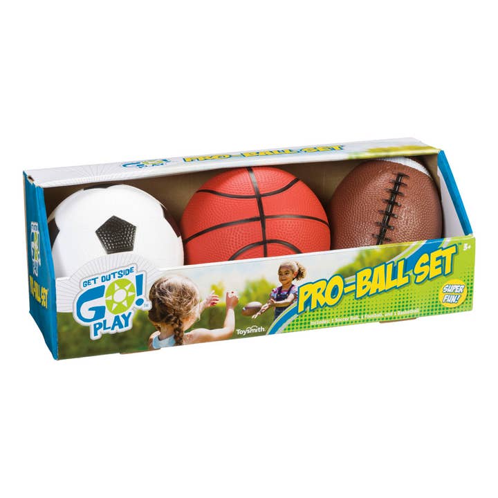 Toysmith - Wholesale Sports Ball - Kids - Get Outside GO!™ Pro-Ball Set