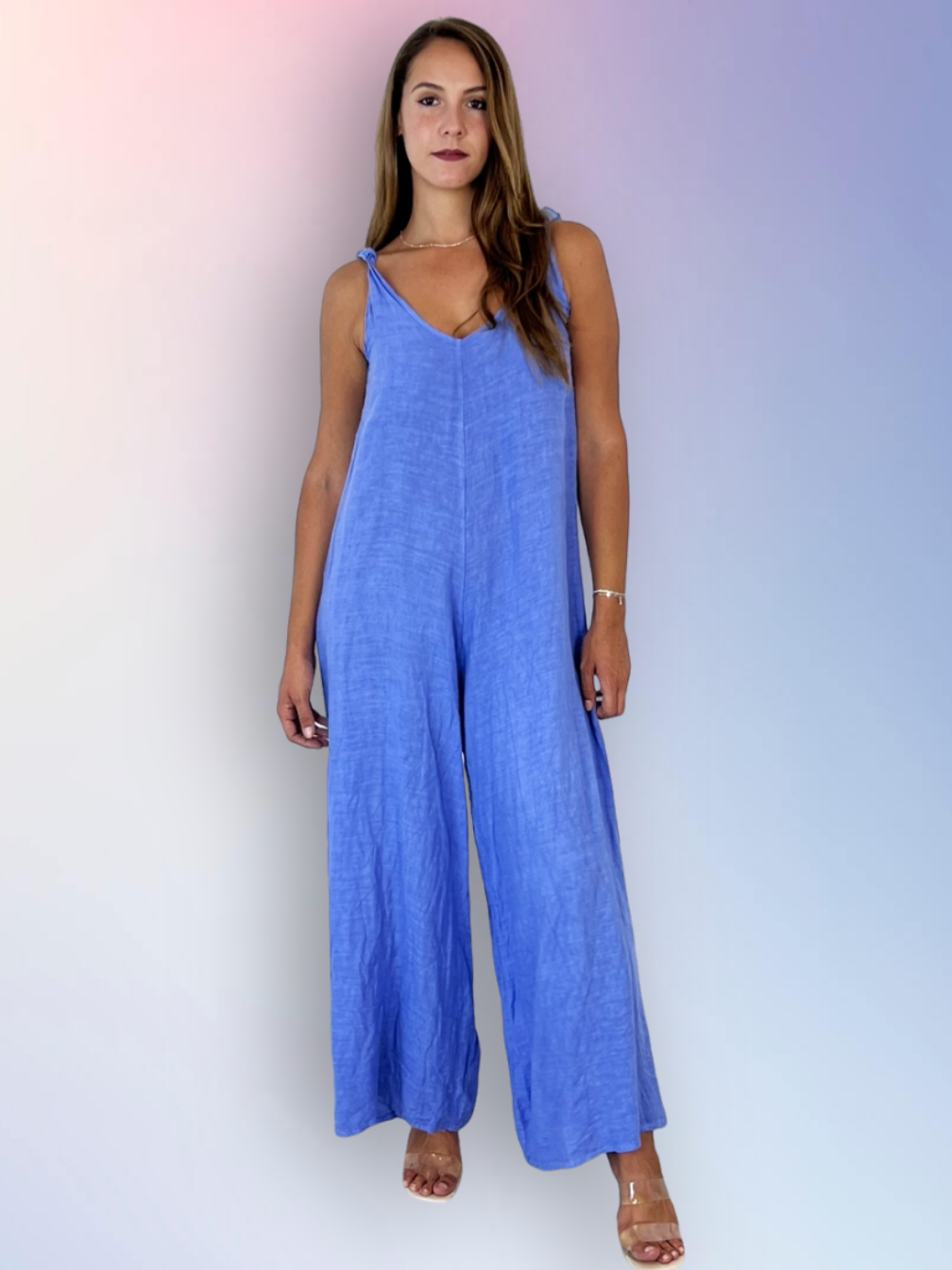 Linen & More – wholesale Jumpsuit – Women's – REF 704 100% LINEN JUMPSUIT16