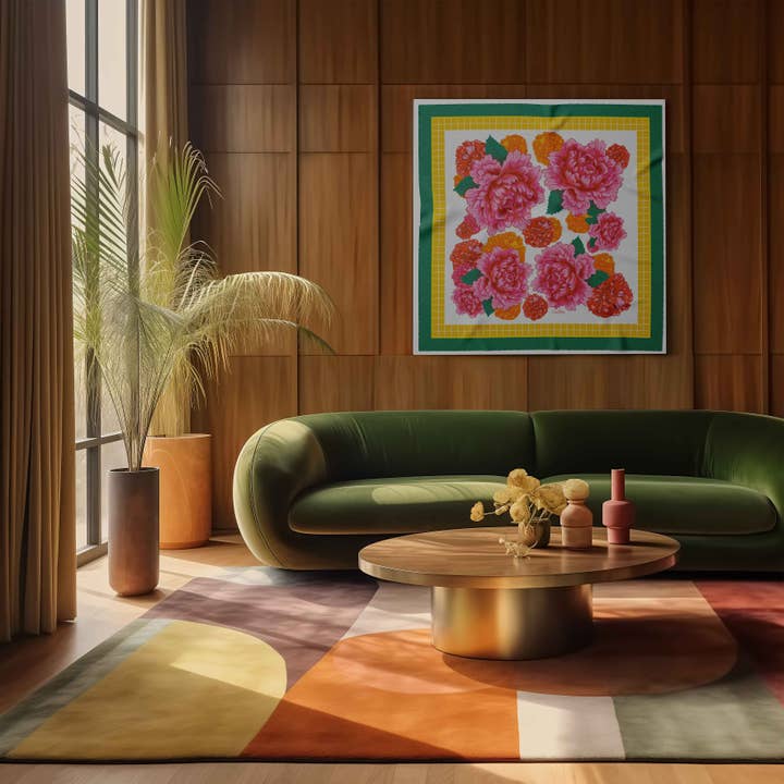 Emma Phelan Design - Wholesale Scarf - Women's - Lake Como Lounger 100% Silk Scarf4