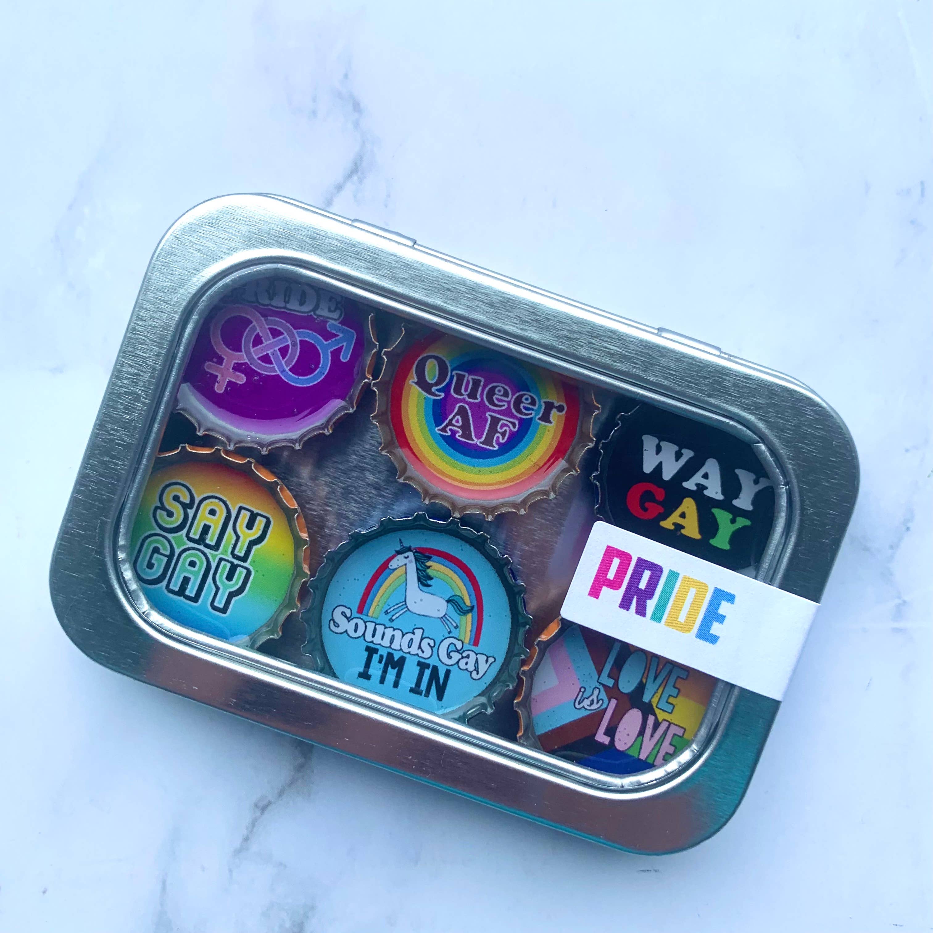 Kate's Magnets - Vente Aimants - Aimants LGBTQ+ Pride - Amusants, faits main et écologiques2