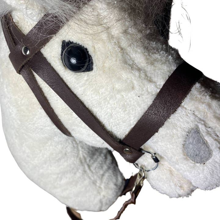 Pat & Patty – Großhandel Kuschel-/Plüschtier – Kind & Baby – Bio Kinder Mini Steckenpferd (mit einem Gebiss) "Pontos"1