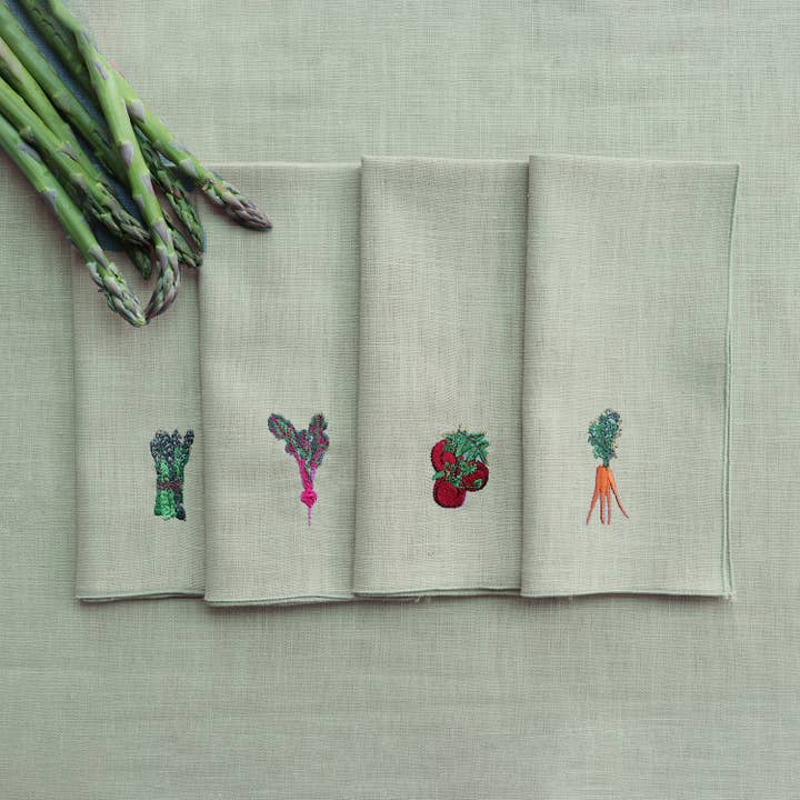 Giardino Segreto - Wholesale Dinner & Cloth Napkin - Pure linen napkin VERDURA
