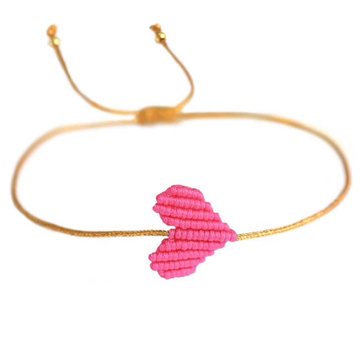 Love Ibiza - Vendita all'ingrosso Bracciale con perline - Bracciale cuore rosa