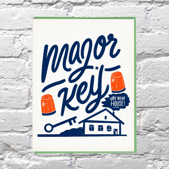 Tarjeta de inicio nuevo tipografía Major Key para venta al por mayor de Bench Pressed