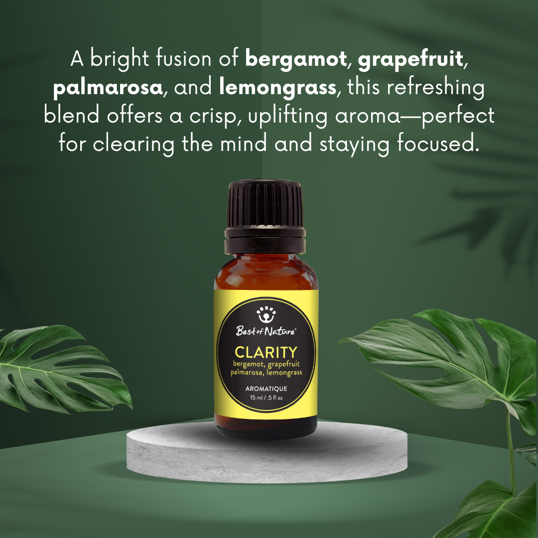 Best of Nature - Wholesale Essential Oil - Clarity Aromatique - Essential Oil Blend - 15ml / 100ml
1