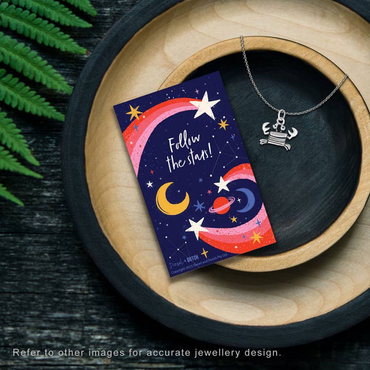 Diesel & Dutch - Venta al por mayor Collares con colgantes/abalorios - Tarjeta de joyería: horóscopo Capricornio2