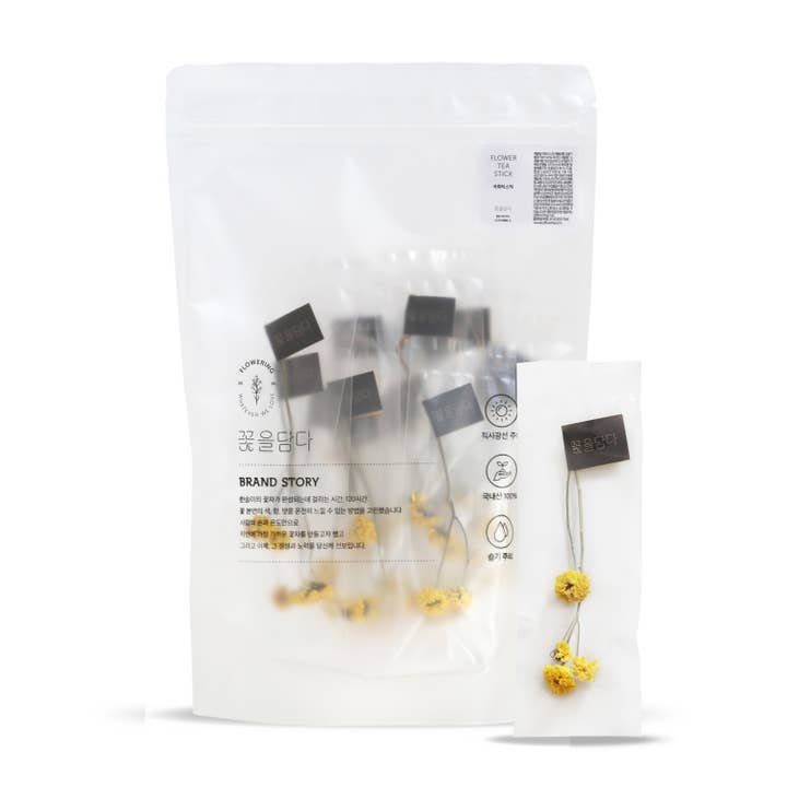 Chrysanthemum Flower Tea Stick(20ea) Bulk Pouch for wholesale by KKOKDAM Premium Flower Tea