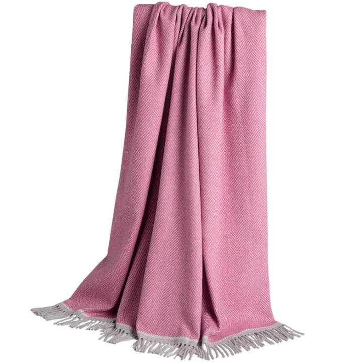 Foxford Croía Cashmere en Lamswol Deken voor wholesale door FOXFORD