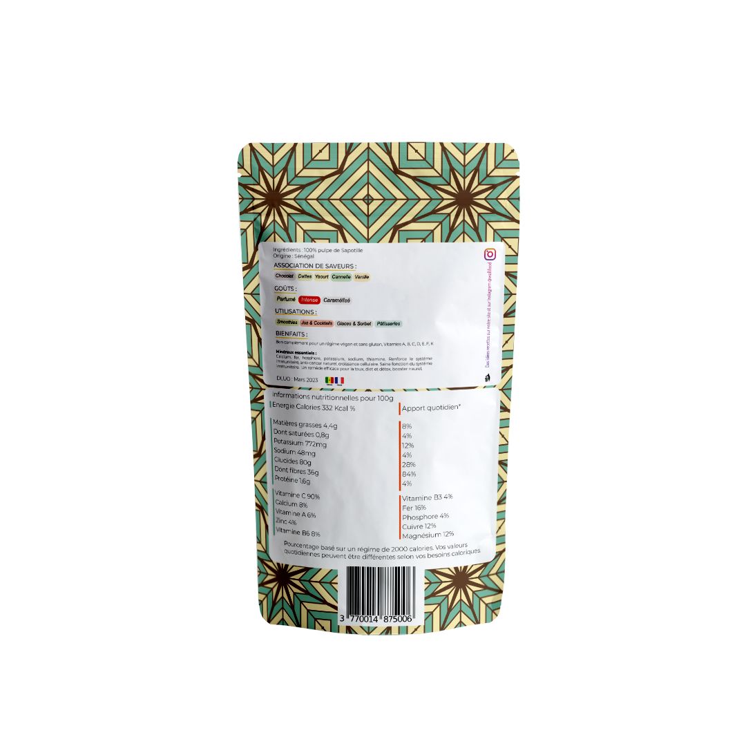 WELLI FOOD - Wholesale Protein/Superfood Powder - Sapotille powder 100g1