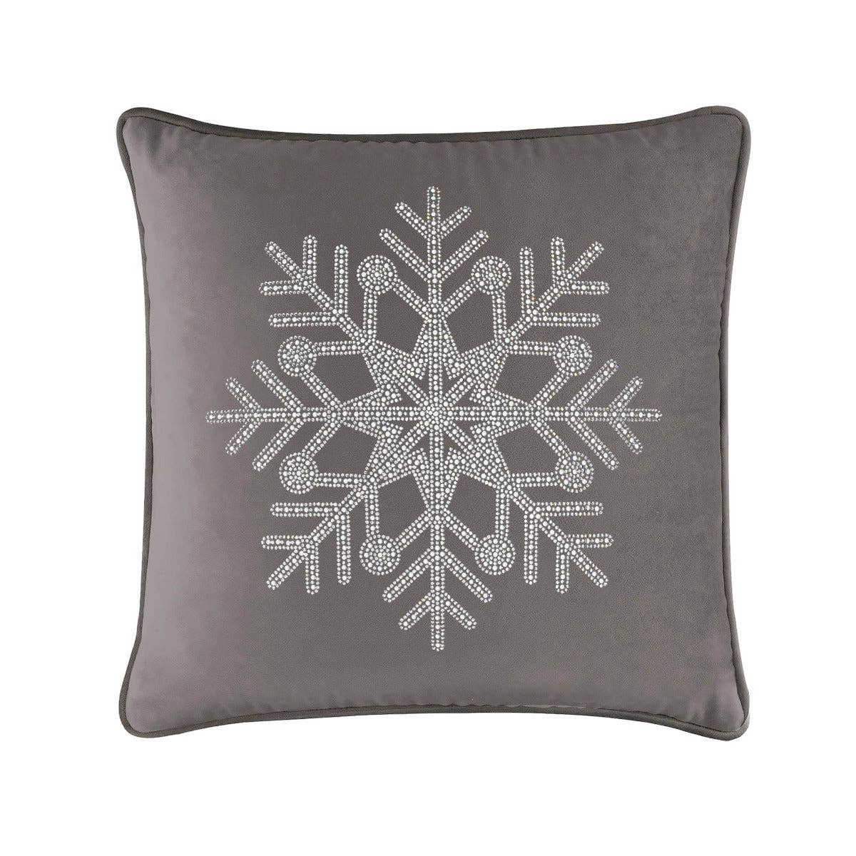 Sparkles Home - Wholesale Throw/Decorative Pillow - Rhinestone Snowflake Pillow27